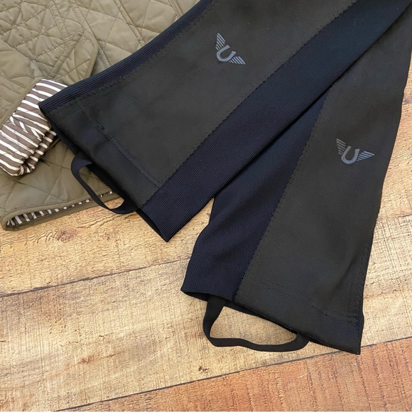 TuffRider Ribbed Boot Cut Tights, Equestrian Riding Pants - Picture 7 of 11
